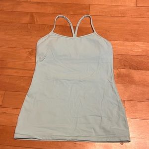 Lululemon, power y tank, size 8 mint green, EUC